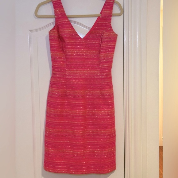 Lilly Pulitzer Laidley Dress in Bright Pink Size 00 - Picture 6 of 10